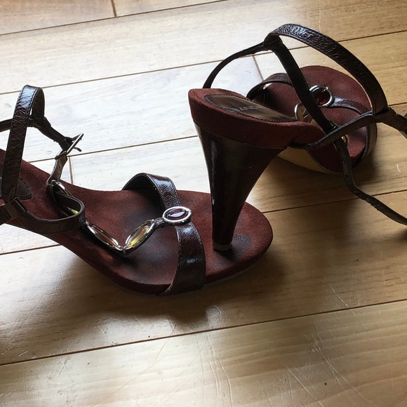 Suede Strapy Heels by Bandelino - Picture 5 of 7